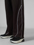 Leera Glide Joggers in Chocolate Brown