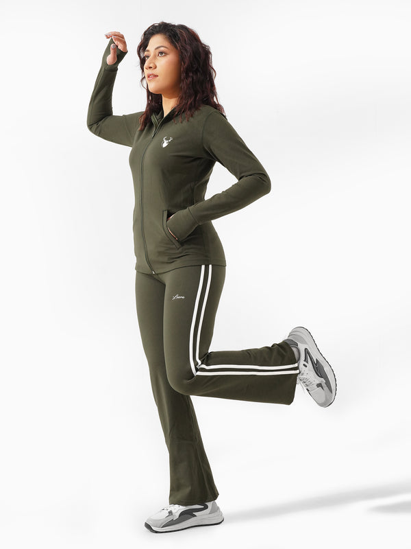 Parallel Rubex Winter Tracksuit in Olive