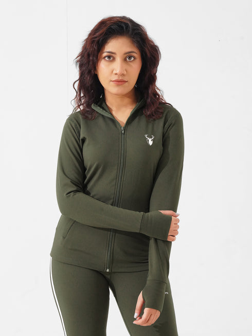 Rubex Winter Warm Sports Jacket in Olive