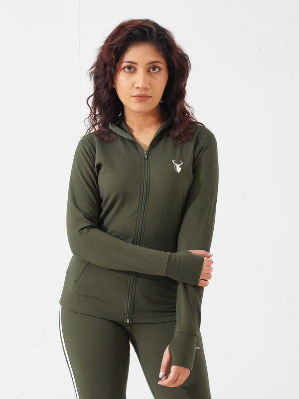 Rubex Winter Warm Sports Jacket in Olive