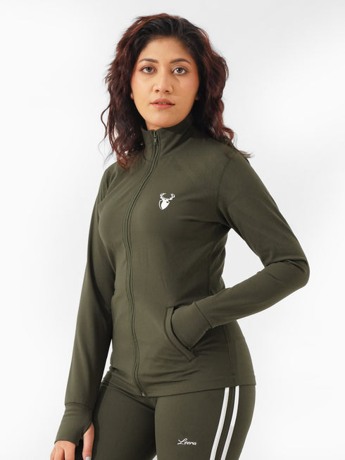 Parallel Rubex Winter Tracksuit in Olive
