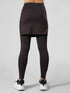 SkirtFlex Performance Pocket Legging in Chocolate Brown