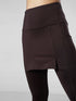 SkirtFlex Performance Pocket Legging in Chocolate Brown