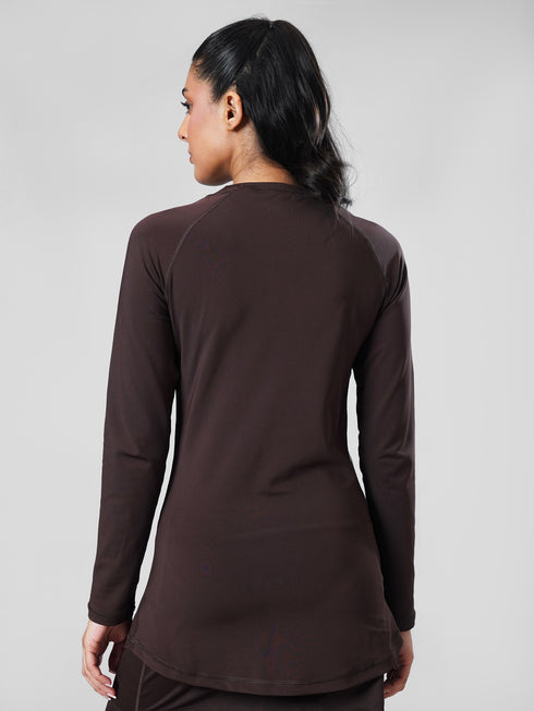 CoreFlow Skirt Active pair in Chocolate Brown