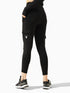 Detailed Cargo Pocket Legging in Black