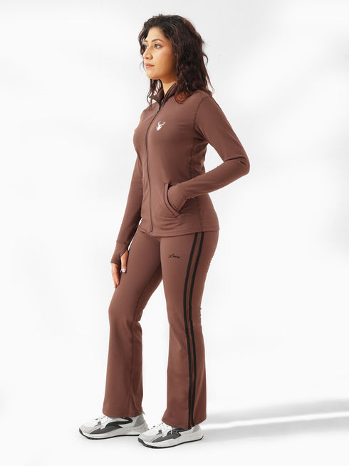 Parallel Rubex Winter Tracksuit in Brown