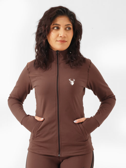 Parallel Rubex Winter Tracksuit in Brown