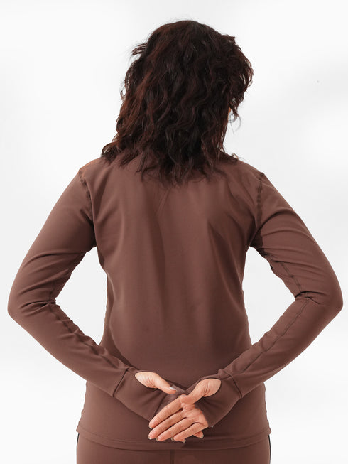 Parallel Rubex Winter Tracksuit in Brown