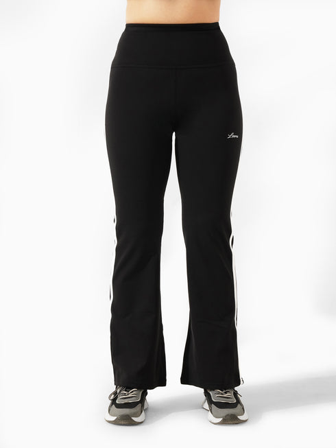 Parallel Rubex Winter Warm Flare Legging in Black