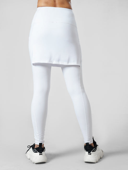 Leera Sculpt Skirt Active Pair in White