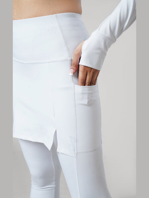 Leera Sculpt Skirt Active Pair in White