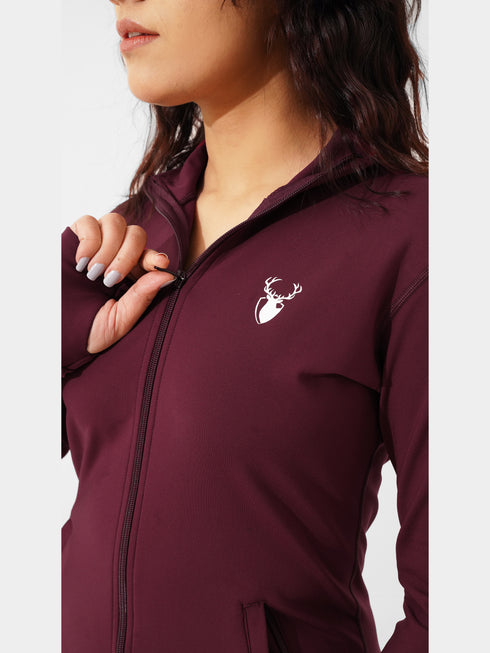 Rubex Winter Warm Sports Jacket in Maroon