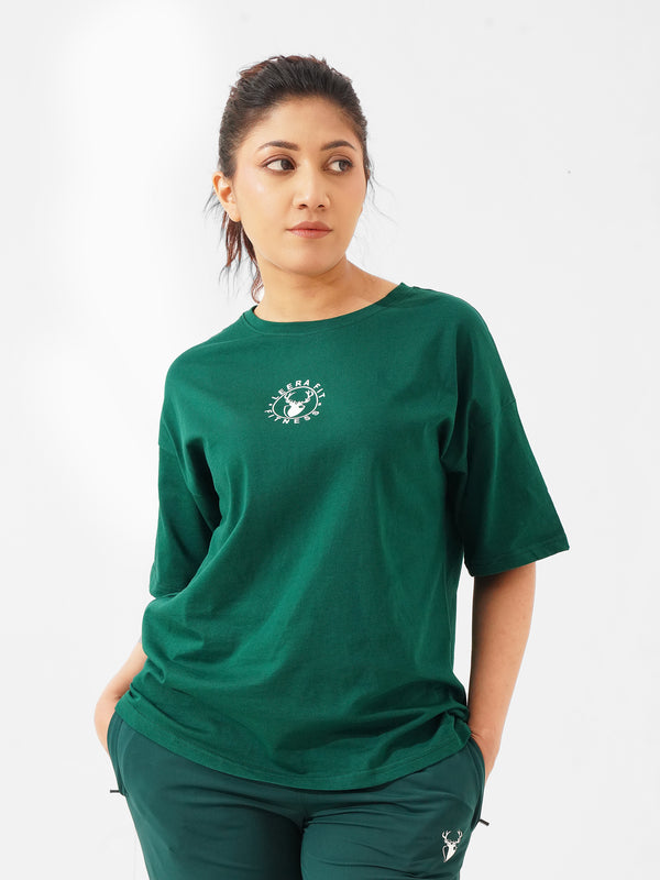 LEERA Green Oversized Tee