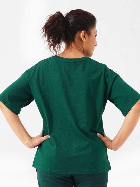 LEERA Green Oversized Tee
