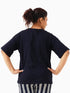 LEERA Navy Blue Oversized Tee