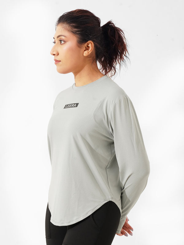 High Flex Loose Fit Summer Top in Light Grey