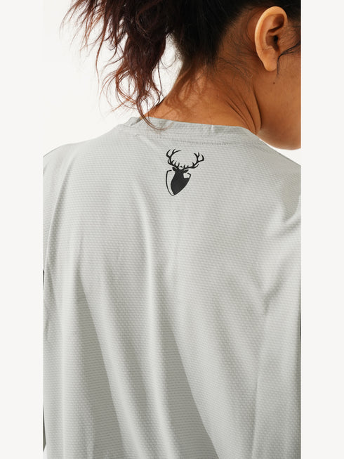 High Flex Loose Fit Summer Top in Light Grey