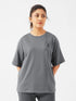 LEERA Grey Oversized Tee