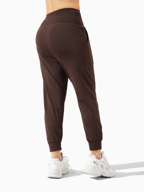 Reform joggers in Brown