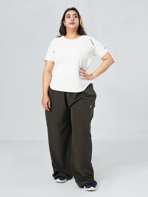 CurveActive Tee in Beige ( Plus Size )