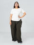 Comfort Core High Rise Jogger in Olive ( PLUS SIZE )