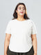 CurveActive Tee in Beige ( Plus Size )