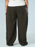 Comfort Core High Rise Jogger in Olive ( PLUS SIZE )
