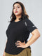 CurveActive Tee in Black ( Plus Size )