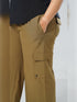 Modest Straight Fit Cargo Joggers in Coyote Brown ( PLUS SIZE )