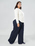 Comfort Core High Rise Jogger in Navy Blue ( PLUS SIZE )