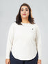 EmpowerFit Performance Top in Beige ( Plus Size )