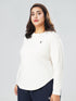 EmpowerFit Performance Top in Beige ( Plus Size )