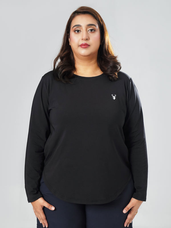 EmpowerFit Performance Top in Black ( Plus Size )