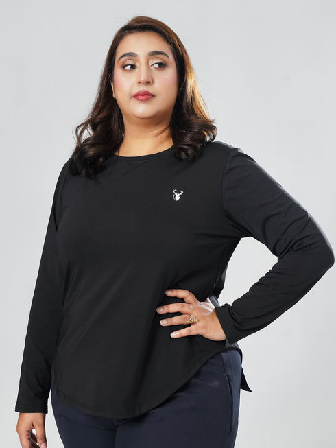 EmpowerFit Performance Top in Black ( Plus Size )