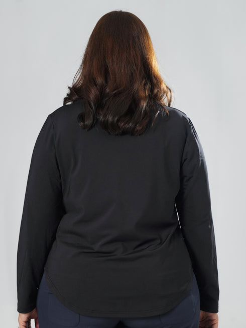EmpowerFit Performance Top in Black ( Plus Size )