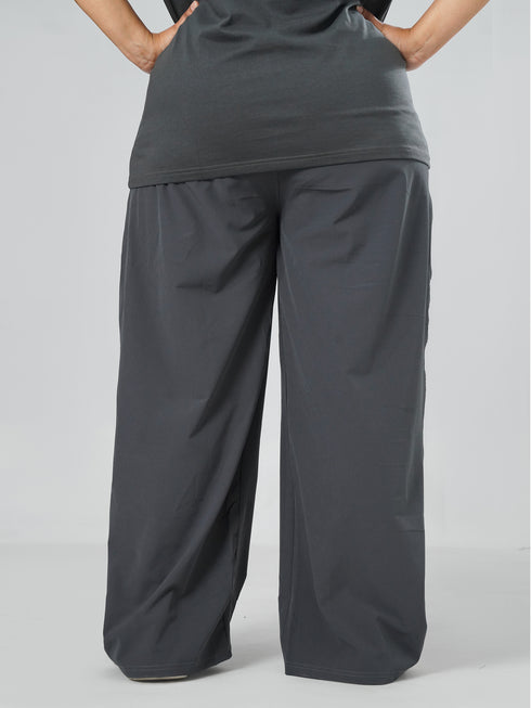 Comfort Core High Rise Jogger in Charcoal ( PLUS SIZE )