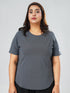 CurveActive Tee in Grey ( Plus Size )