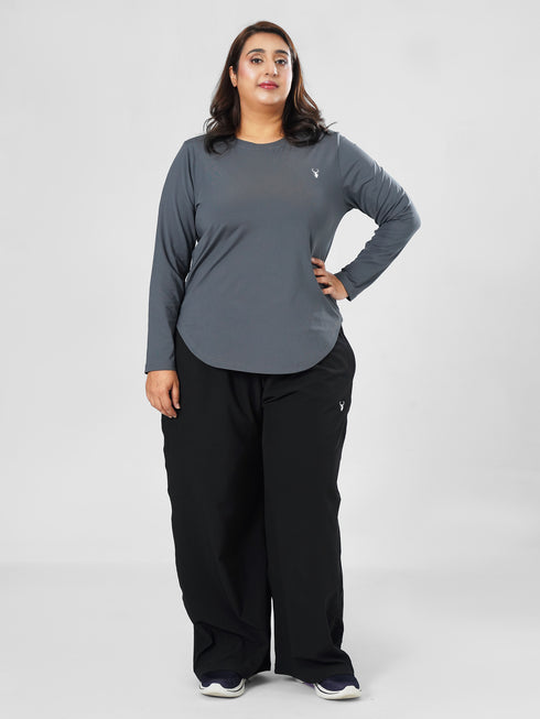 EmpowerFit Performance Top in Grey ( Plus Size )