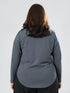 EmpowerFit Performance Top in Grey ( Plus Size )