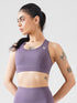 Athletic Non Padded Sports Bra in Purple