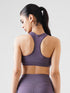 Athletic Non Padded Sports Bra in Purple