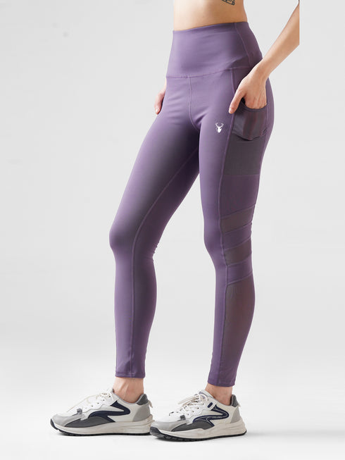 Leera Air Flex Pocket Legging in Purple