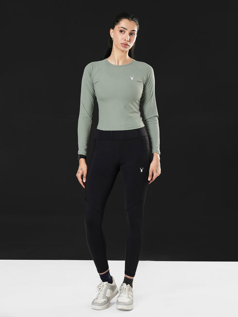 Dynamic Flex Long Sleeve Tee in Mint Green
