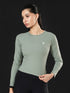 Dynamic Flex Long Sleeve Tee in Mint Green
