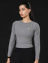 Dynamic Flex Long Sleeve Tee in Grey