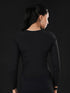 Dynamic Flex Long Sleeve Tee in Black