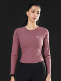 Dynamic Flex Long Sleeve Tee in Dull Rose