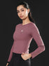 Dynamic Flex Long Sleeve Tee in Dull Rose