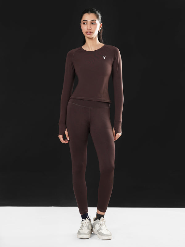 Performance Fitted Active Pair in Chocolate Brown