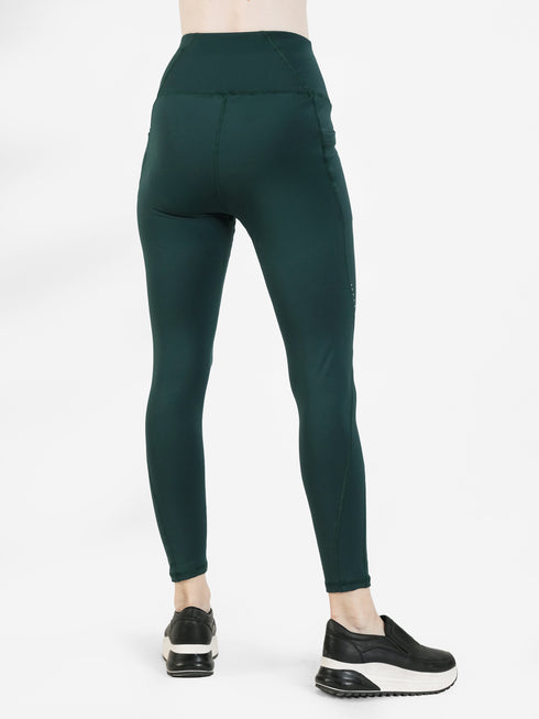 SculptPocket Performance Legging in Forest Green